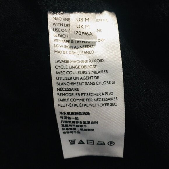 FREE PEOPLE Black Knit Puff Short Sleeve Turtleneck Medium (Fits Like a Small) - Picture 6 of 7